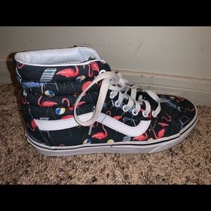 High top navy blue vans